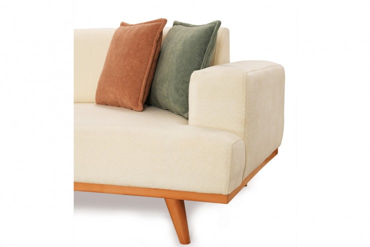 Berlin Koltuk Takımı Yeşil - Krem 3+3+1