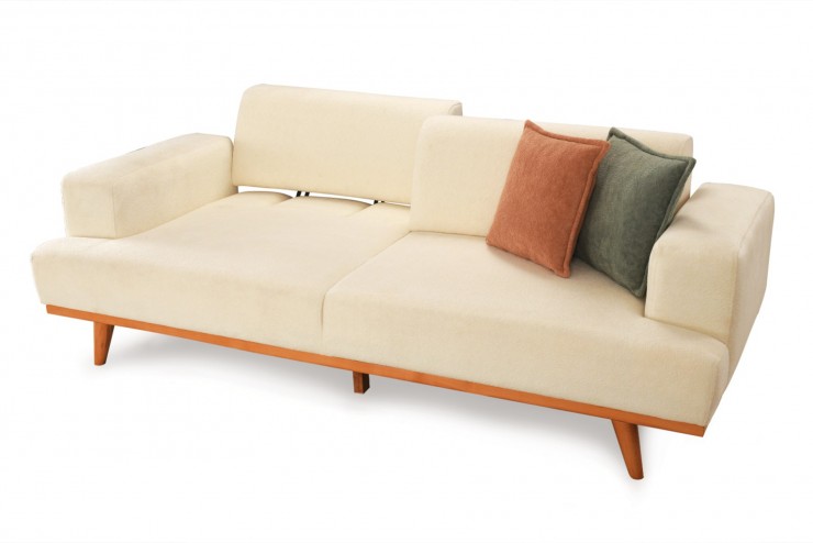 Berlin Koltuk Takımı Yeşil - Krem 3+3+1