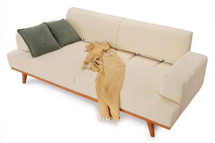 Berlin Koltuk Takımı Yeşil - Krem 3+3+1